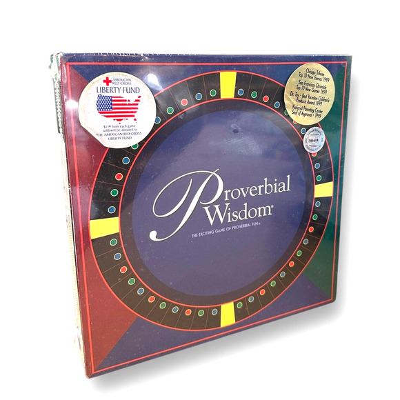 Proverbial Wisdom Bible Edition The Exciting Game of Proverbial Fun New Sealed - Picture 2 of 7